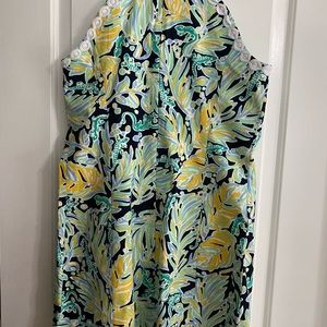 🌺 - CROWN & IVY TROPICAL HALTER DRESS